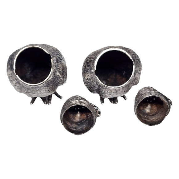 Berthold Muller Sterling Silver Parrot Salt & Pepper Shakers #16021 - Picture 7 of 10